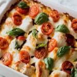 Pollo con Mozzarella y Albahaca: Receta Rápida y Fácil