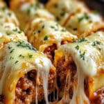 Rollitos Boloñesa con Queso: Receta Rápida para Cena