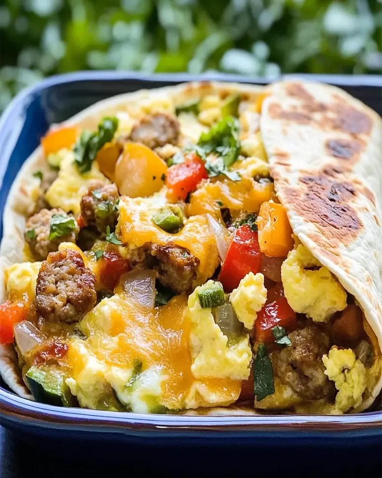 Burrito de Desayuno: Receta Rápida y Fácil