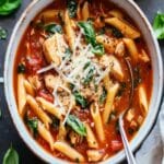 Sopa de Pollo con Parmesano: Receta Rápida y Fácil