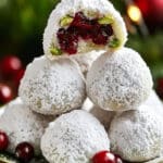 Galletas de Nieve con Arándano y Pistacho: Receta Rápida