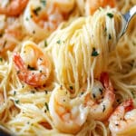 Pasta Angel Hair con Camarones: Receta Fácil y Rápida