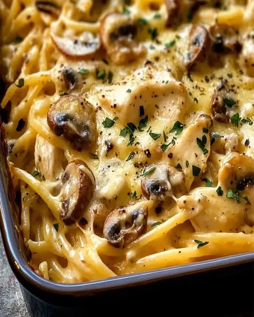 Casserole de Pollo y Pasta: Receta Fácil y Rápida de Cena