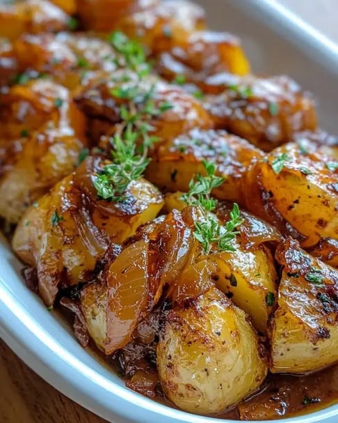 Cazuela de Patatas y Cebolla Francesa – Fácil y Deliciosa