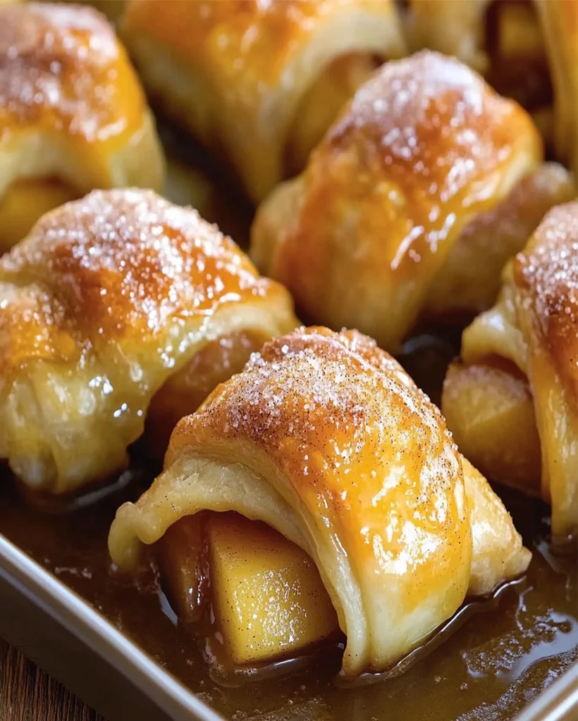 Golden Crescent Apple Delights: Deliciosa receta fácil
