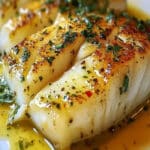 Bacalhau Dourado con Molho de Manteiga de Ervas - Receta Fácil