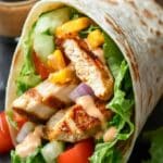 Wrap de Pollo con Mayonesa Chipotle: Cena Rápida y Fácil