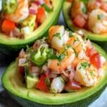 Aguacate Relleno de Ceviche Keto: Receta Fácil y Rápida