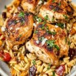 Best Mediterranean Chicken & Orzo Easy Dinner