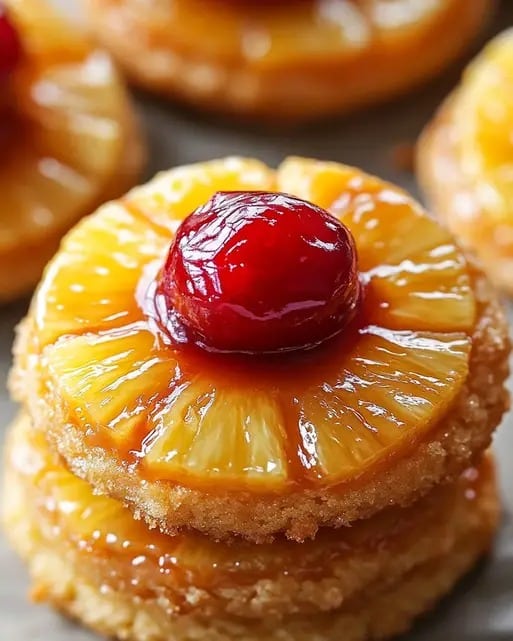 Mini Galletas Invertidas de Piña: Receta Fácil y Rápida