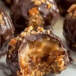 Trufas de Caramelo Crunch con Butterfinger - Receta fácil