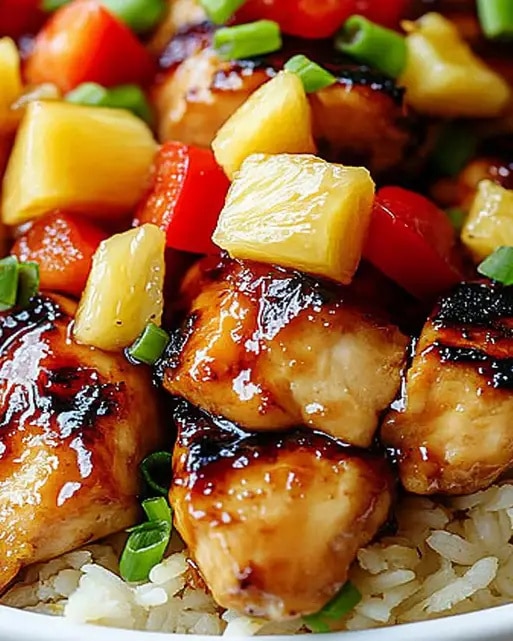 "Pollo con Piña y Arroz: Receta Fácil y Rápida para la Cena"
