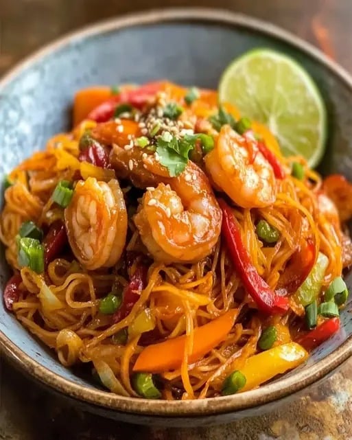 Fideos Callejeros de Singapur: Receta Fácil y Rápida