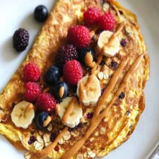 Tortilla Dulce de Plátano y Avena: La Mejor Receta Fácil