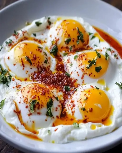 Huevos turcos con yogur: receta fácil y deliciosa