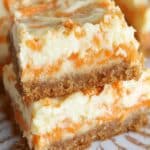 Barras de Cheesecake de Zanahoria – La Mejor Receta Fácil