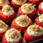 Fresas Rellenas de Cheesecake – Postre Fácil y Delicioso