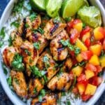 Tazones de Pollo al Cilantro y Limón – Cena Fácil y Rápida