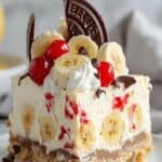 No-Bake Banana Split Cheesecake: La Mejor Receta Fácil