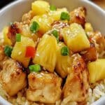 Pollo con Piña y Arroz – Cena Fácil y Llena de Sabor