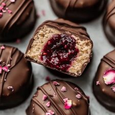 Trufas de Chocolate con Frambuesa y Rosa: La Mejor Receta Fácil de Postre