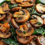 👉 Sautéed Mushrooms with Spinach: La Mejor Cena Fácil 103 👉 Sautéed Mushrooms with Spinach: La Mejor Cena Fácil
