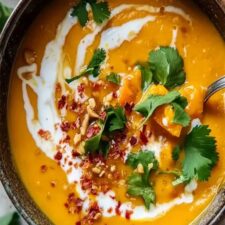 Sopa Tailandesa de Calabaza con Coco: La Mejor Receta Fácil