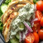 Ensalada de Pollo con Tzatziki: La Mejor Cena Fácil