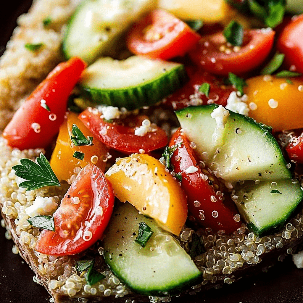 Ensalada de Quinoa y Verduras Frescas 🥗🌿🍅 55 Ensalada de Quinoa y Verduras Frescas 🥗🌿🍅