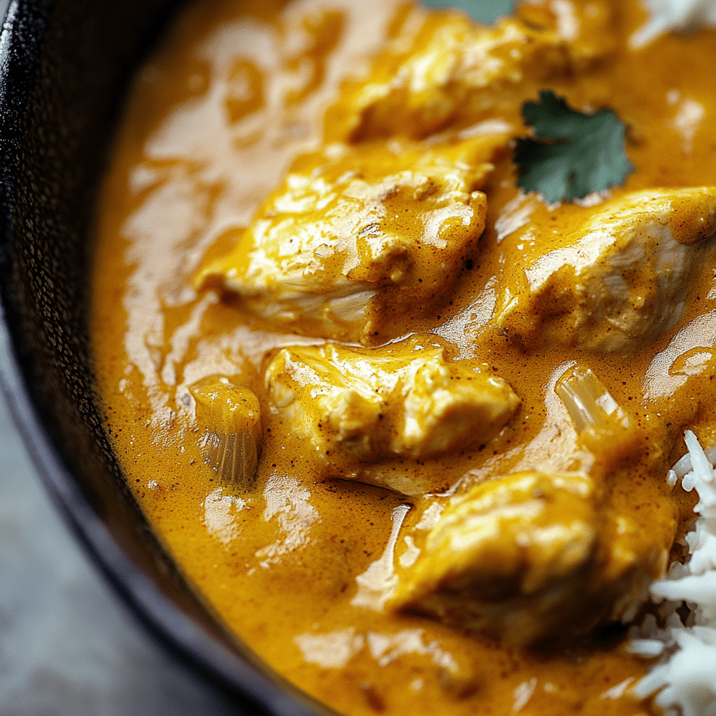 Receta de Pollo al Curry 🍛🐔✨