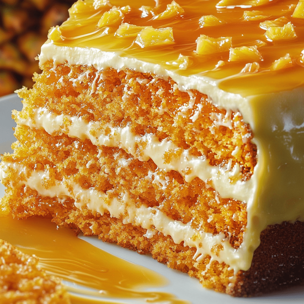 Tarta de Zanahoria y Piña: Una Delicia Tropical que Te Sorprenderá