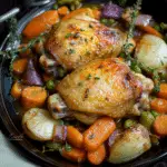 Muslos de Pollo con Verduras 67 Muslos de Pollo con Verduras