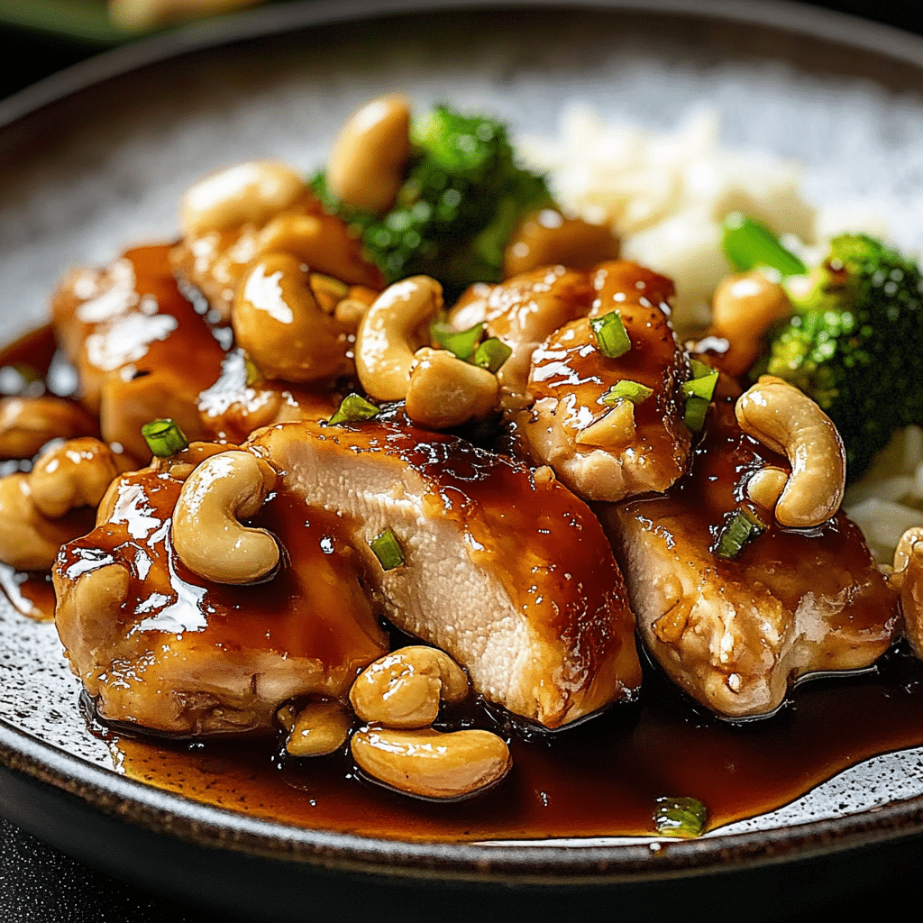 Pollo Salteado con Anacardos Fácil y Delicioso