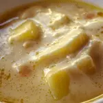 Caldo de papa y queso