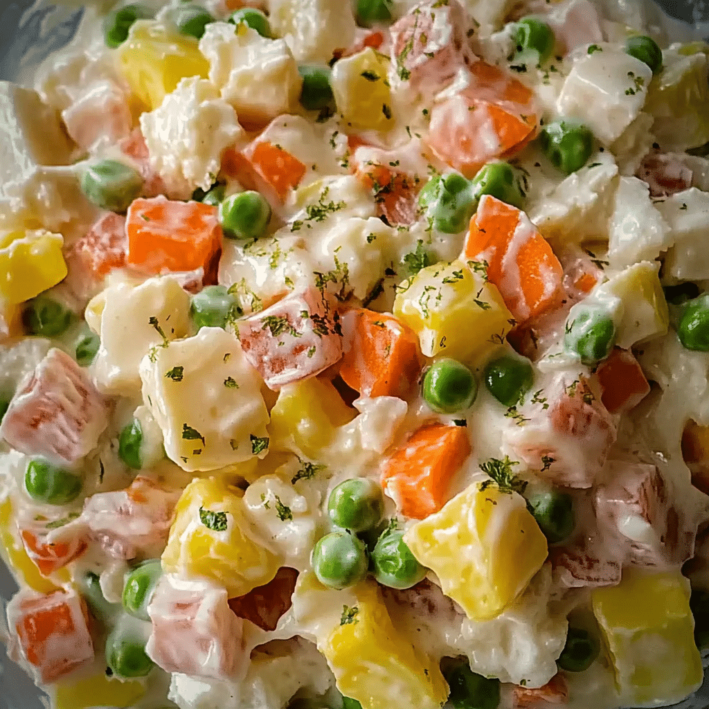Ensaladilla Rusa Clásica: Sabor y Tradición en Cada Bocado