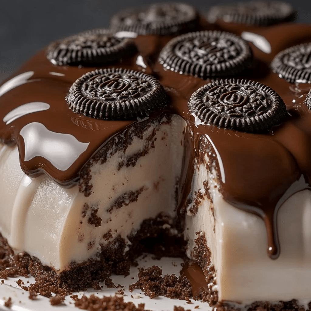 Gelatina de Oreo con Chocolate: Un Postre Irresistible