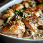 Pollo Stroganoff al Horno