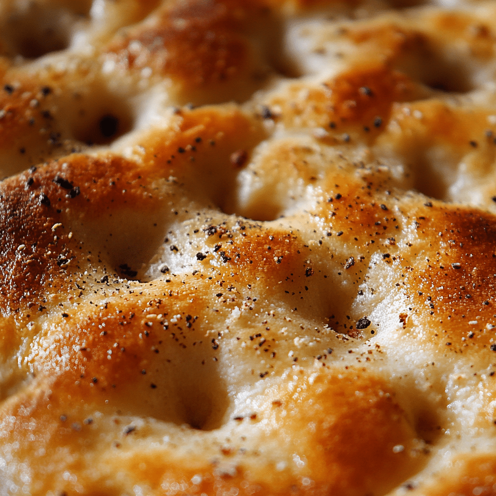 Focaccia en sartén
