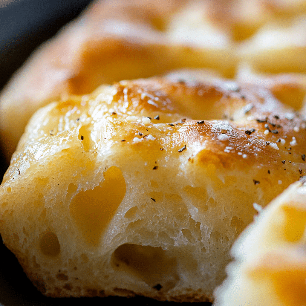 Focaccia en sartén