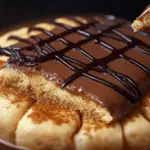 Postre de Galletas con Crema y Chocolate