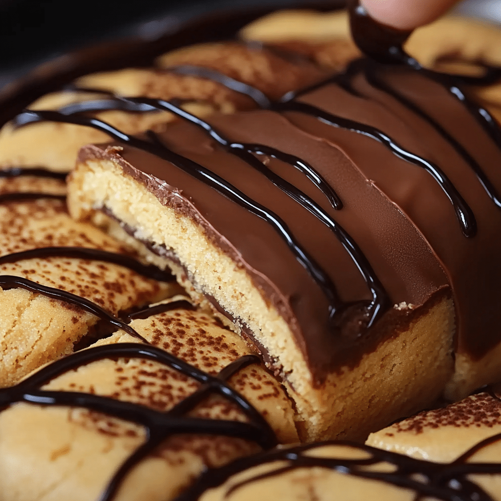 Postre de Galletas con Crema y Chocolate 79 Postre de Galletas con Crema y Chocolate