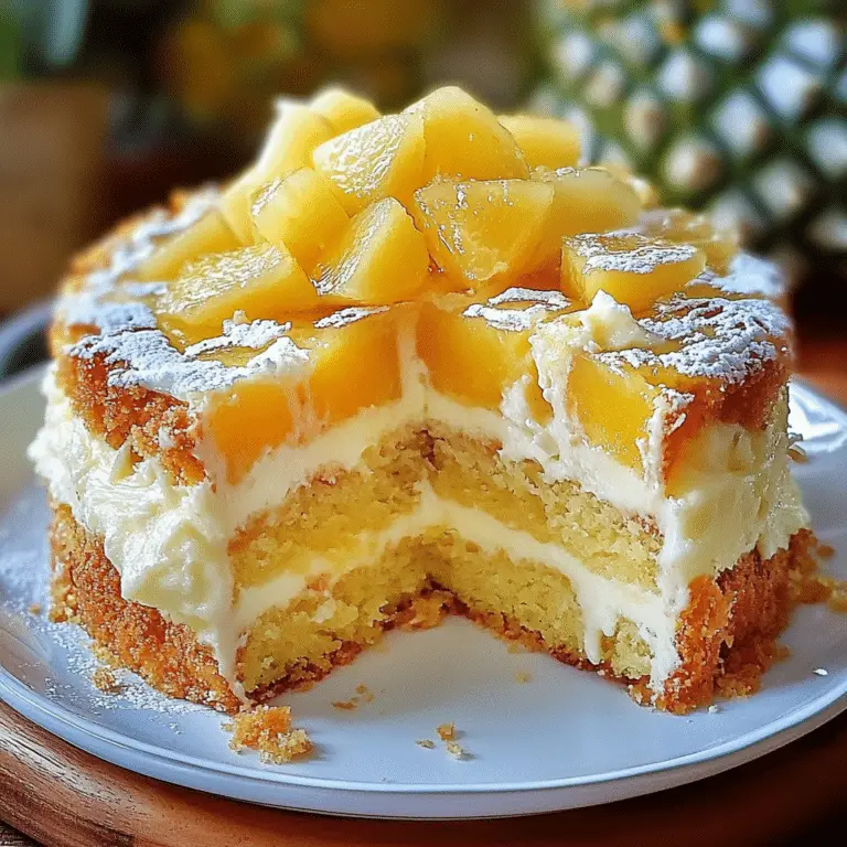 La Torta de Piña que Derrite en tu Boca y Hará que Todos 🍍🍰 - Recetas ...