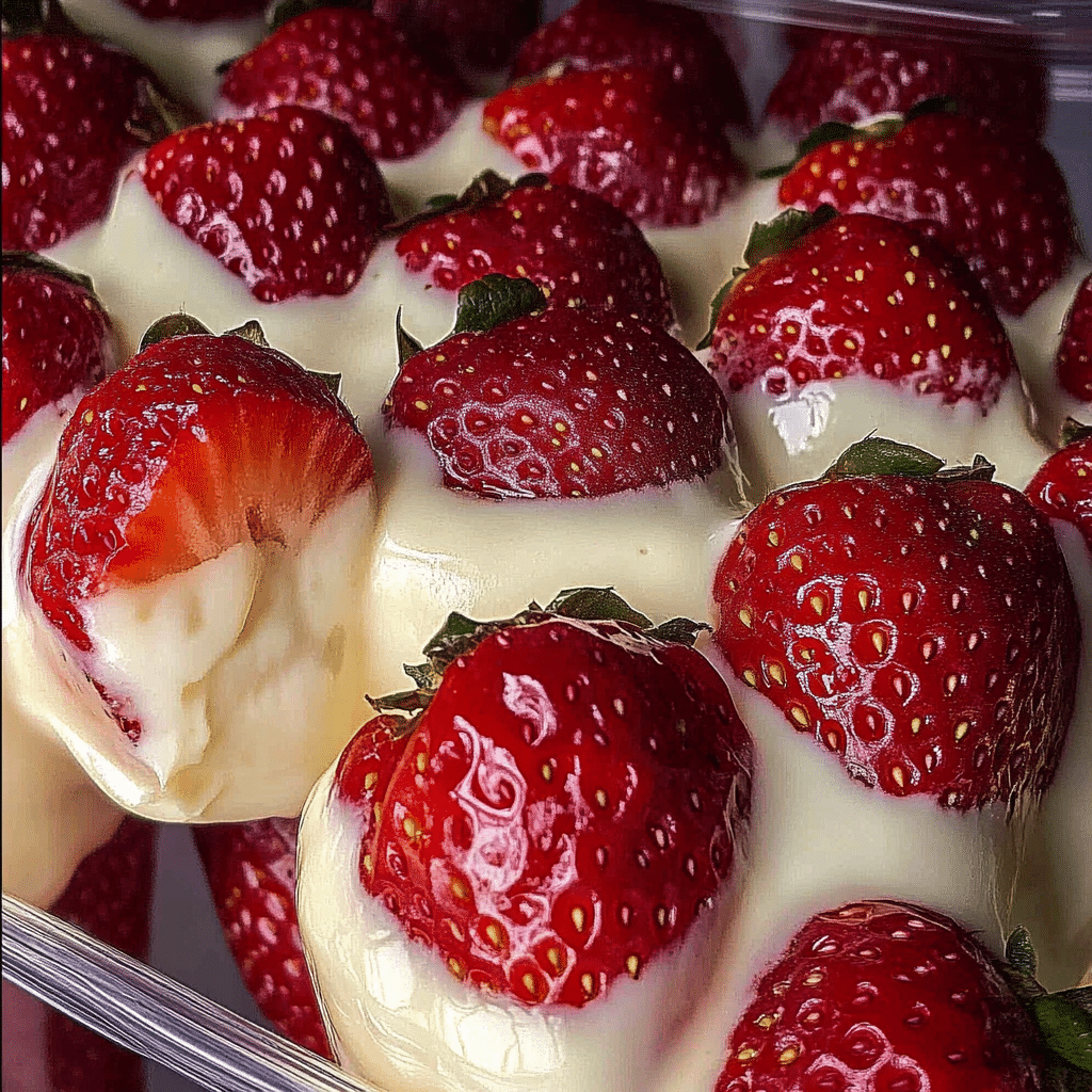Fresas con Crema