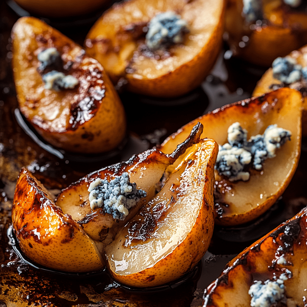 Peras Asadas con Queso Azul – Aperitivo Fácil y Elegante