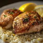 Pollo Griego con Arroz al Limón