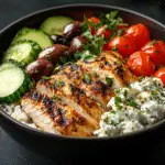 Bowls de Pollo Griego: La Mejor Receta Fácil y Rápida 🍗🥗🇬🇷
