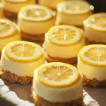 Mini Cheesecakes de Limón 3 Mini Cheesecakes de Limón