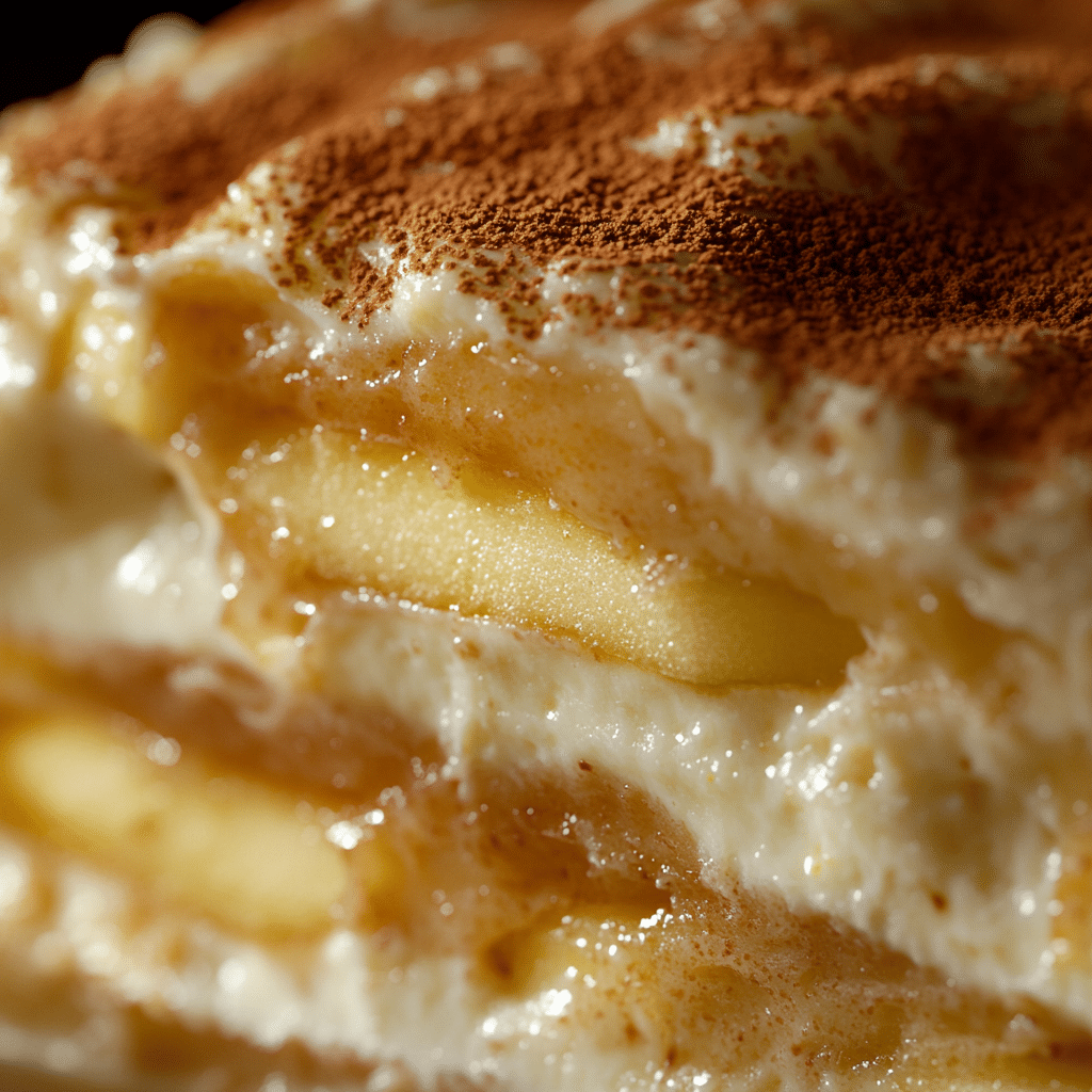 Tiramisú de Manzana