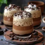 Postres en Vasito de Chocolate y Café