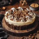 Tarta Fría de Café y Nueces
